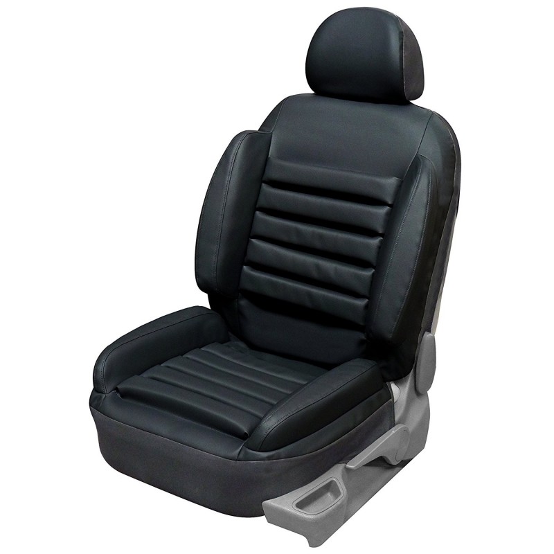 Housse siège auto universelle anti mal de dos en simili cuir super