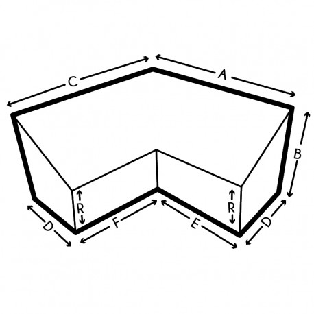 Housse de protection de canapé d'angle