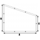 Bâches plates sur mesure - Forme 2