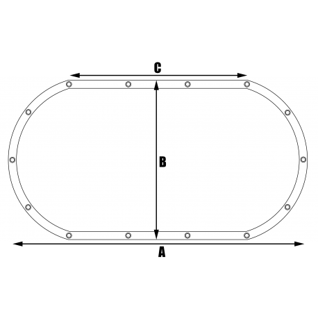 Bâches sur mesure My-Housse Forme 4 ovale