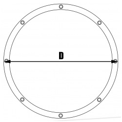 Bâches sur mesure My-Housse Forme 5 ronde