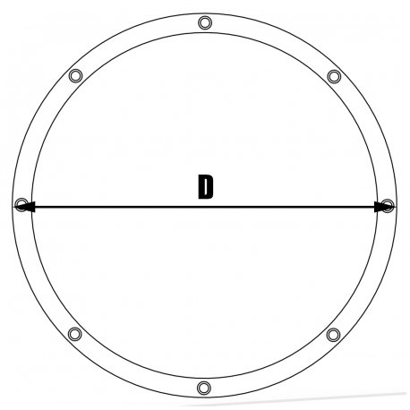 Bâches sur mesure My-Housse Forme 5 ronde