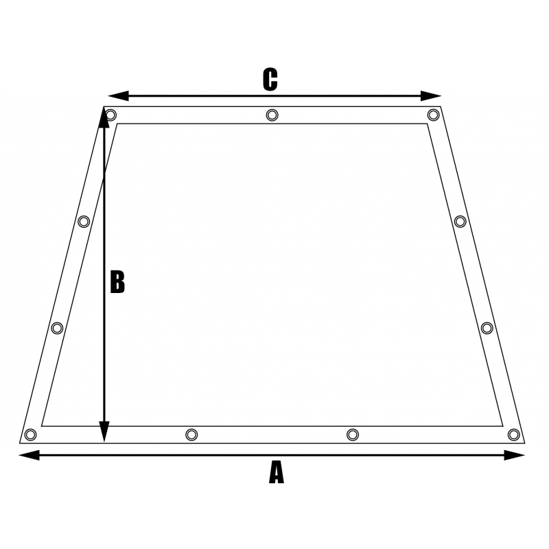 Bâche sur mesure PVC 900g/m²