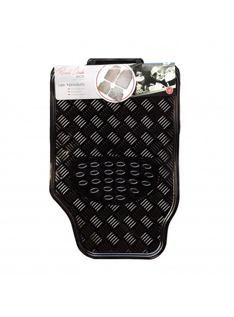 Tapis De Sol De Voiture Noirs 4 Pièces, Tapis De Sol De Voiture En