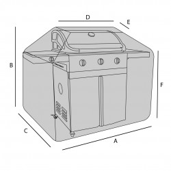 Housse de protection pour barbecue sur mesure