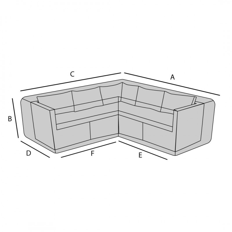 Créez votre housse de protection de canapé d'angle sur-mesure