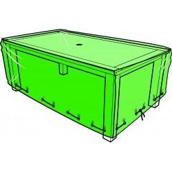 Housse pour table de jardin rectangulaire - 180 x 110 x 60 cm