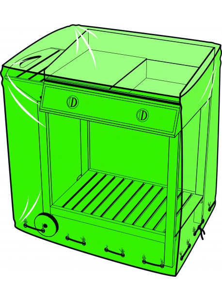 Housse pour barbecue - 95 x 60 x 95 cm