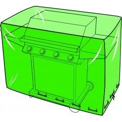 Housse pour barbecue - 145 x 65 x 95 cm