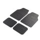 Tapis auto imitation Carbone Mat 4 pièce PVC