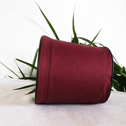 Pot de fleurs en textile - 100 % étanche - Rouge bordeaux