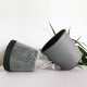 Pot de fleurs en textile - 100 % étanche - Gris
