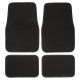 TAPIS AUTO UNIVERSEL NOIR 4 PIECES