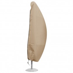 Housse de protection pour parasol déporté beige H 185 cm x diam 40 cm